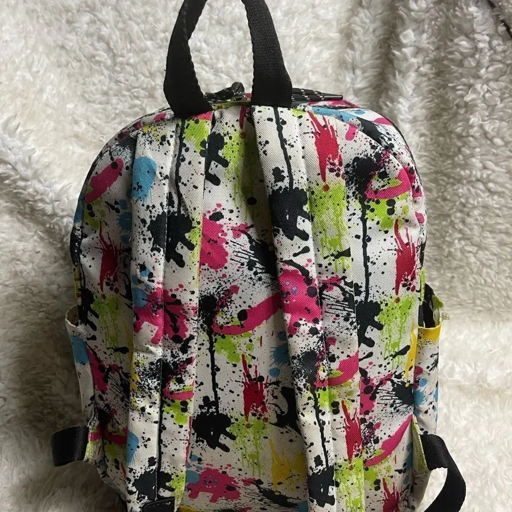 Airwalk Graffiti Spray Paint multi color laptop medium backpack
